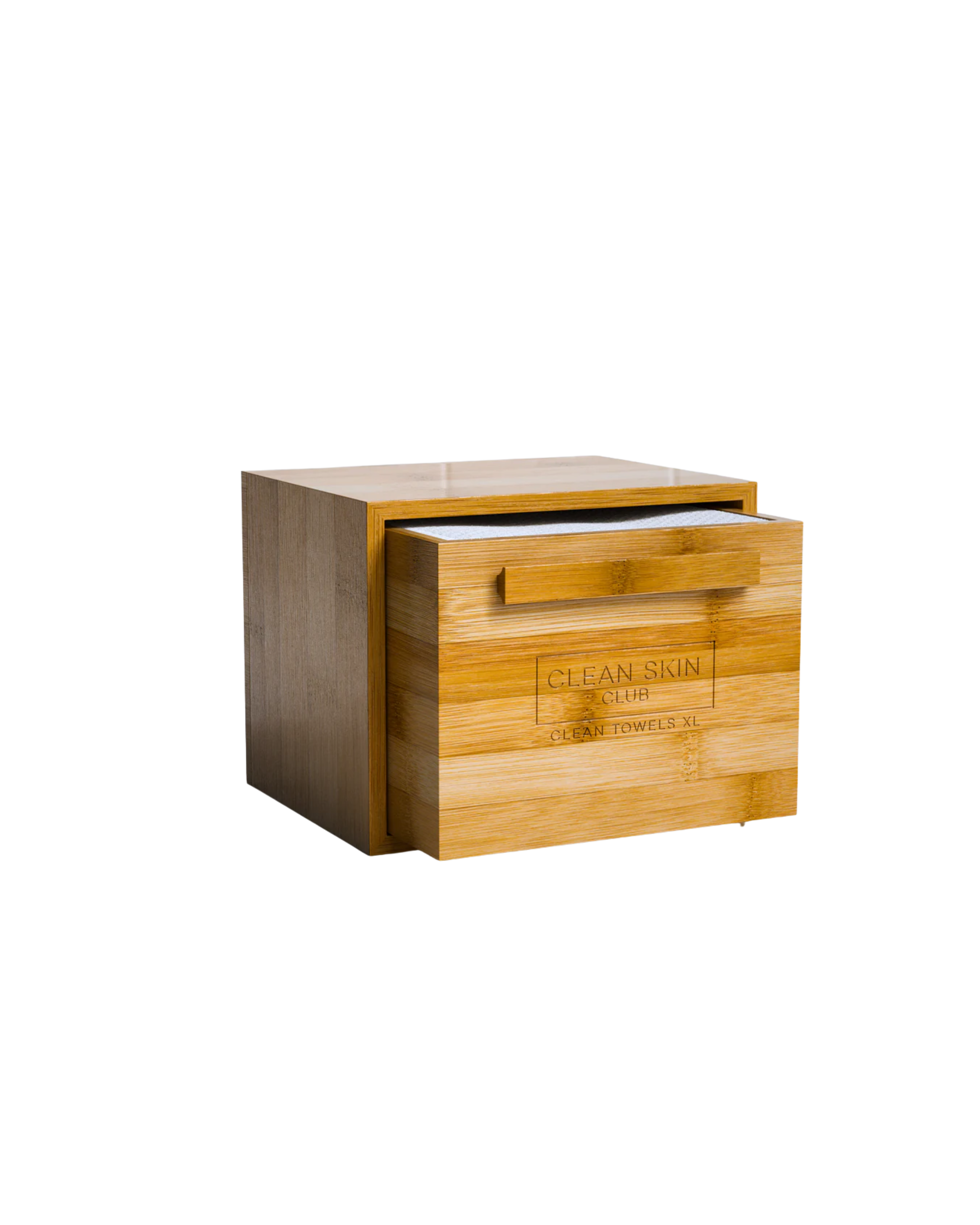 Clean Skin Club Luxe Bamboo Box with Drawer The Esthetic Co