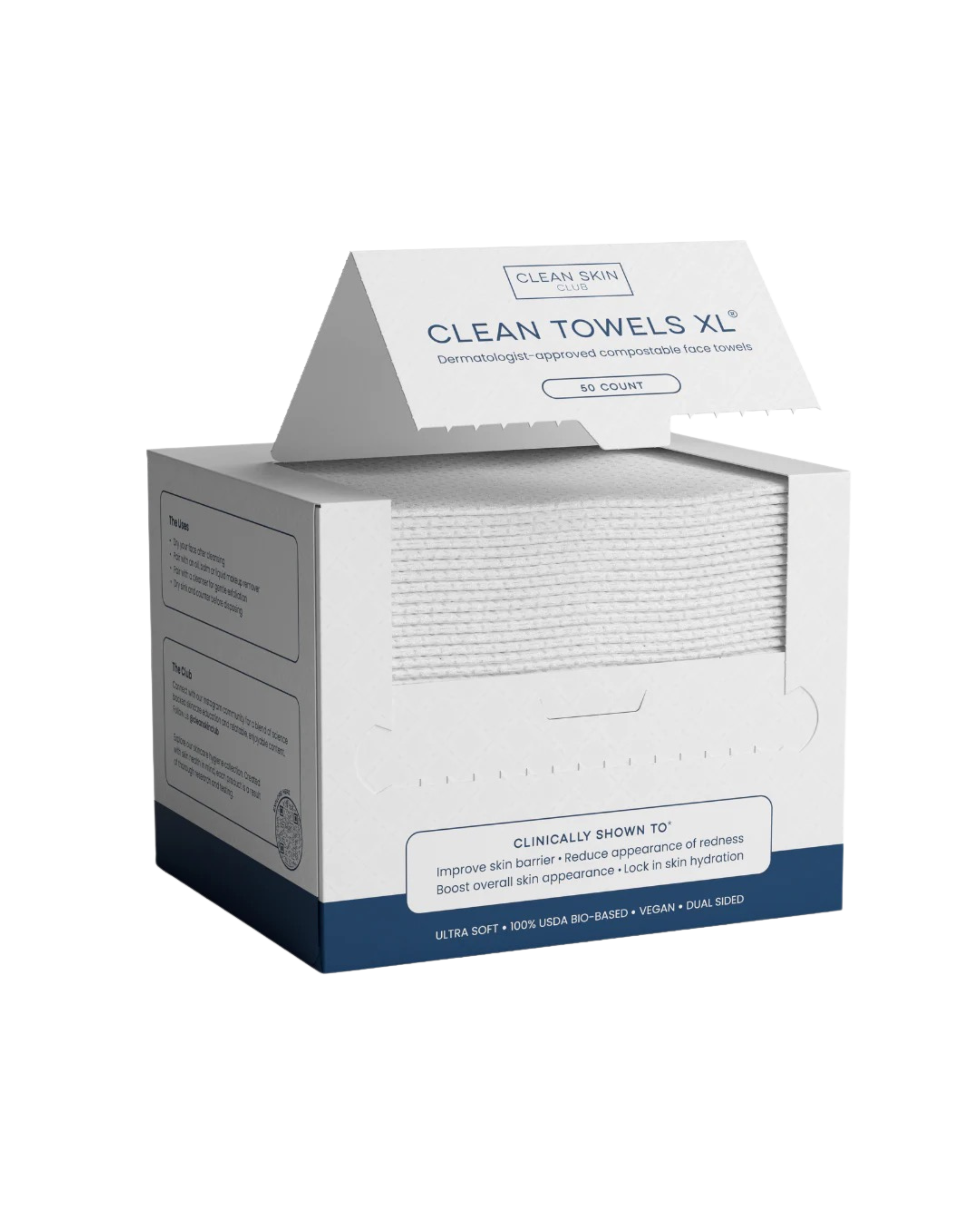 Clean Skin Club Towels 50 Count The Esthetic Co