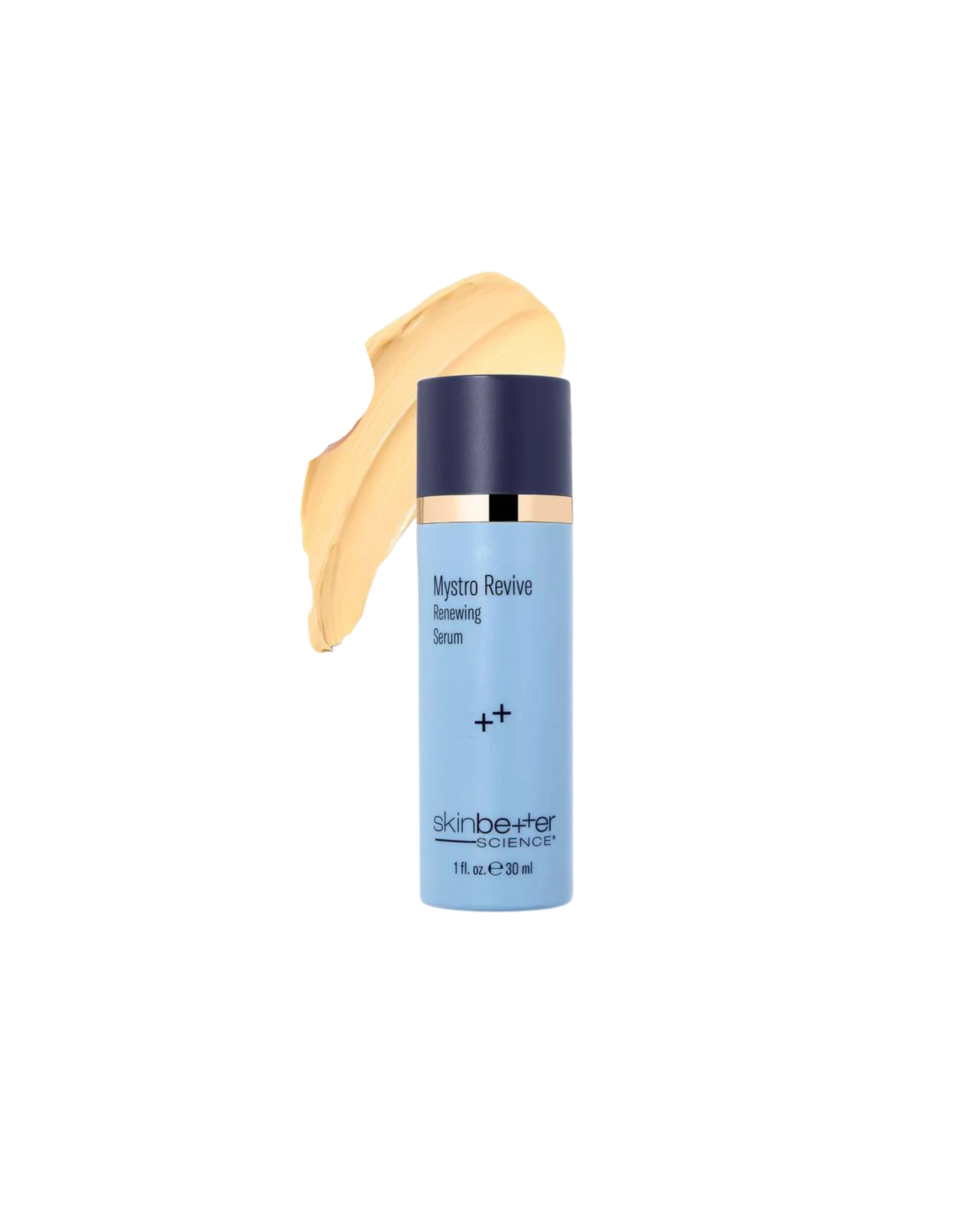 Mystro Revive rejuvenating serum bottle with cream texture, sold by The Esthetic Co